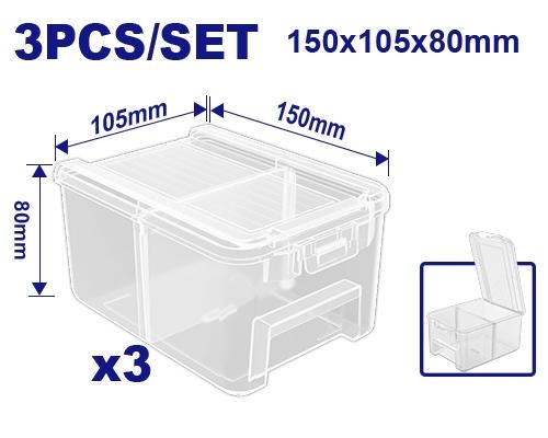 صندوق مع غطا 3 صناديق     EMTB8333