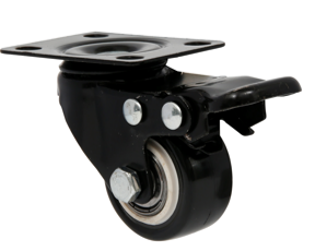 عجل اسود خط ابيض ثقيل متحرك مع بريك