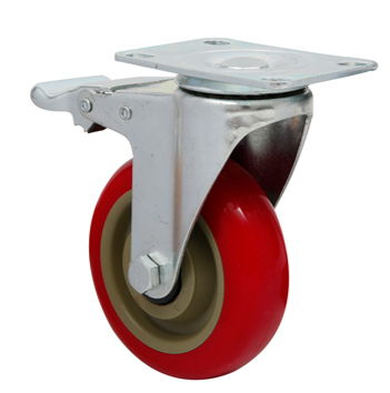 عجل متحرك مع بريك احمر