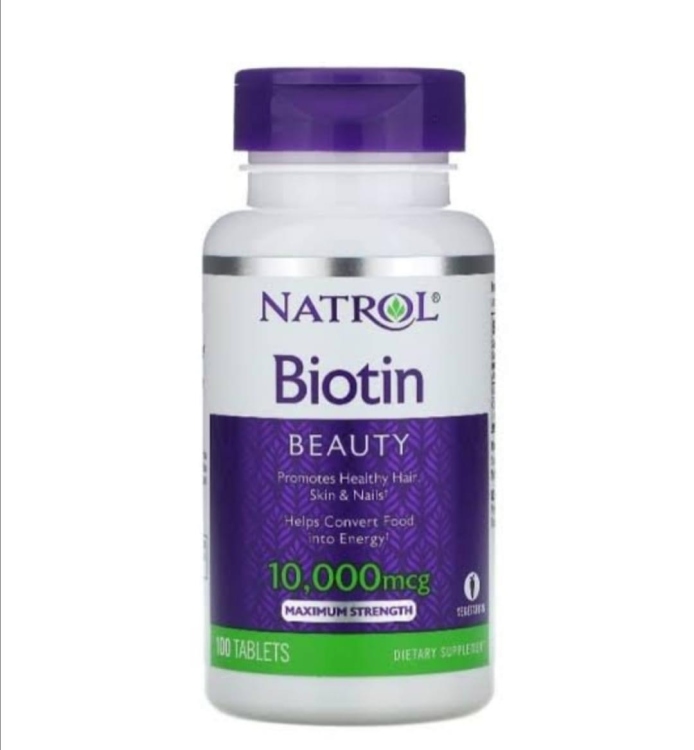 natrol biotin beauty 10,000mcg / 100tablets