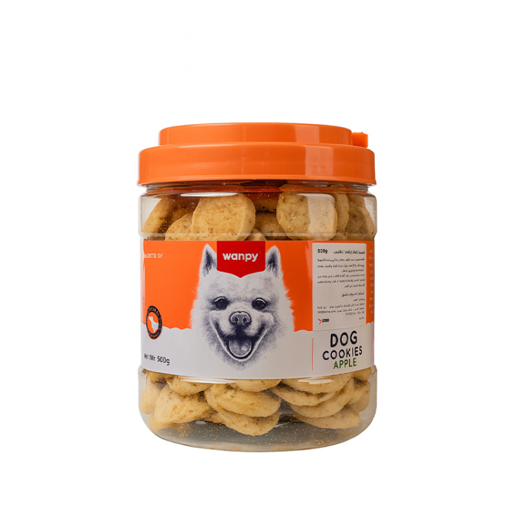 وانبي بسكويت للكلاب بنكهة التفاح