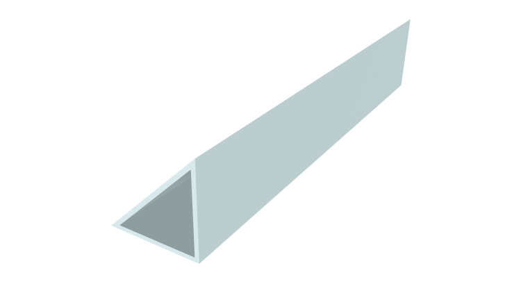 زاويه بلاستك تركي للفيرفيس مثلث شنفر 2سم