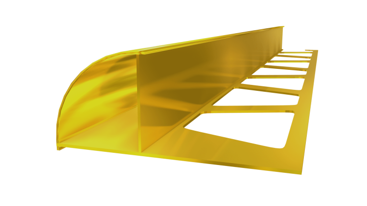 زوايا بلاط  المنيوم صيني 10 ملم 