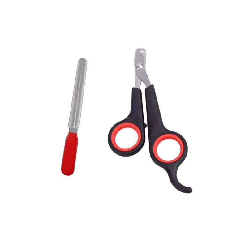 مقص أظافر للحيوانات الأليفة مع مبرد – تصميم آمن ودقيق