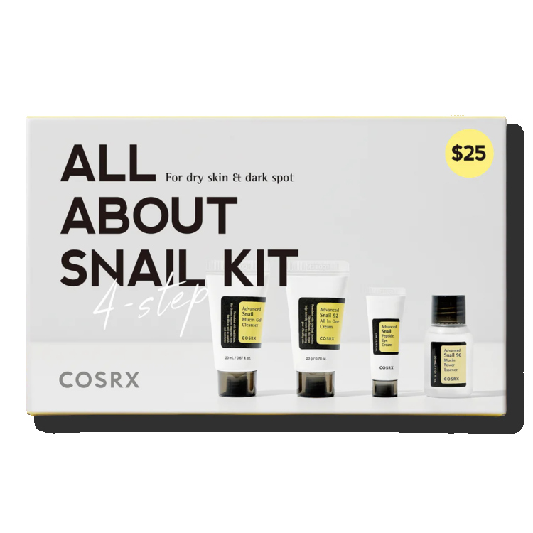 COSRX All About Snail Kit بكج الحلزون المتكامل للعناية بالبشرة 