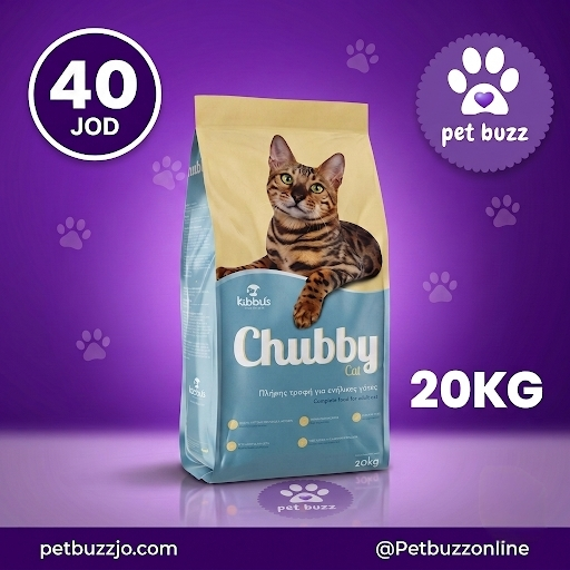 Chubby cat food premium 20kg offer | Deal of day | Cat Food
