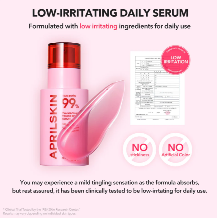 APRILSKIN, TXA Niacinamide Toning Shot 99 Serum