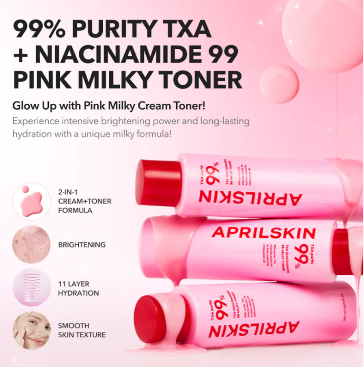 APRILSKIN, TXA Niacinamide 99 Milky Toner