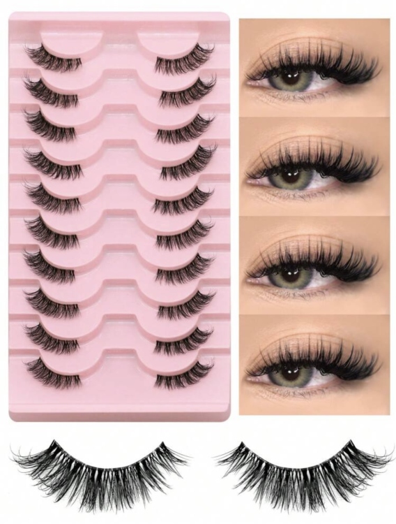 Cat Eye Half  Lashes 9 Pairs 