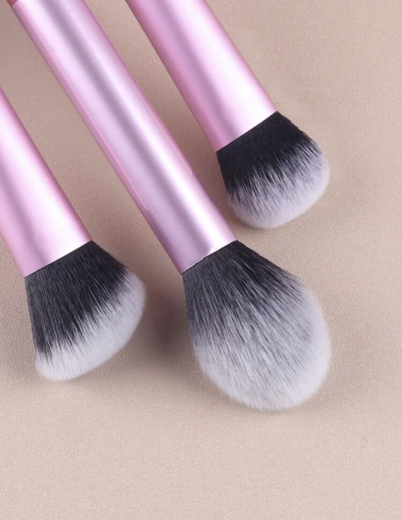 7pcs Pink Makeup Brush Set 