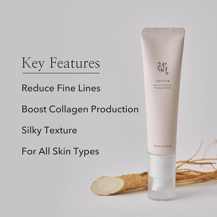 Beauty of Joseon  Revive Eye Serum: Ginseng + Retinal Mini  كريم ريتنال والجنسينج حجم صغير  