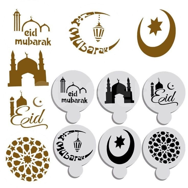 ٦ قطع م رسمات النسكافيه 