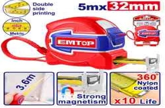 متر كوشوك عريض وجهين انش و متر  5 × 32     EMTP80532 