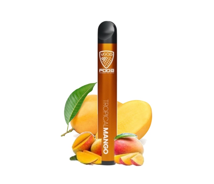 VGod Tropical Mango 1500 Puffs Disposable Vape