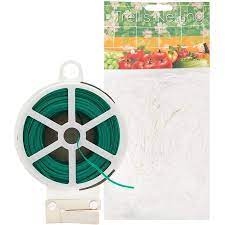 سلك تربيط ملبس اخضر بكرات ( سلك ورد)