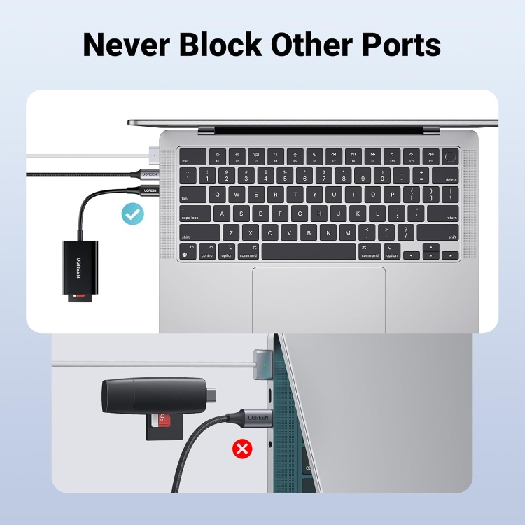  UGREEN 35622  2-IN-1 USB-C CARD READER