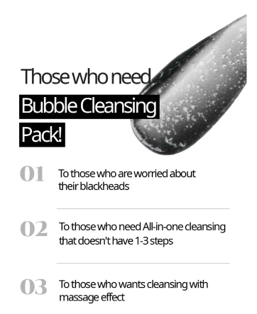 ‏Nacific, Black Head All Kill Bubble Cleansing Pack