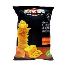 ميجا شيبس جبنة وبصل35غم