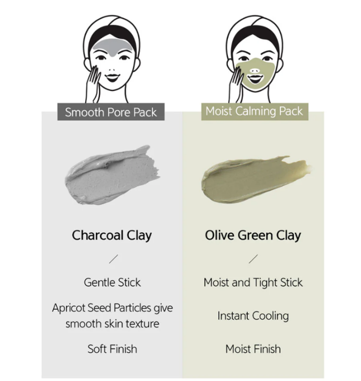 Nacific, Half & Half Clay Pack