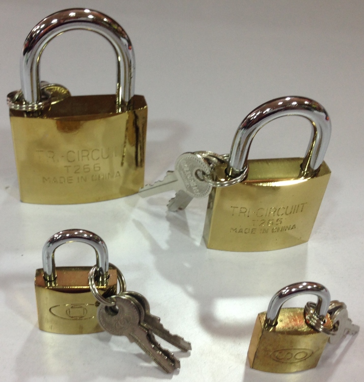 قفل لون اصفر ثقيل صيني