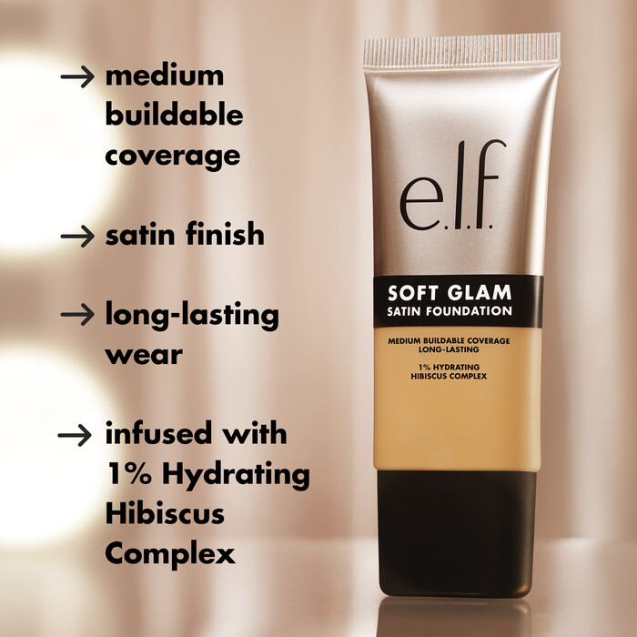 elf soft glam foundation فاونديشن ايلف ساتان فينيش 