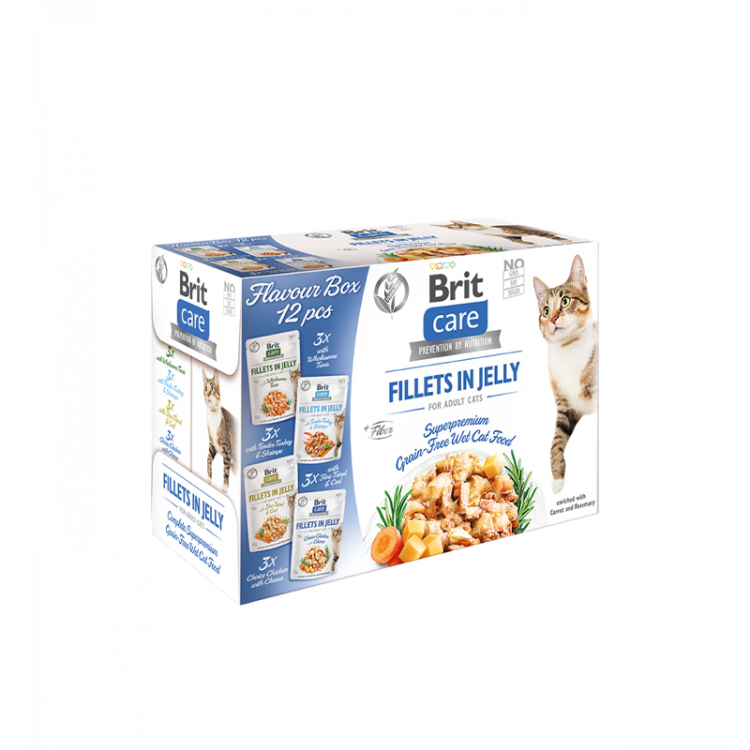 بريت بريميوم – طعام رطب للقطط البالغة  عبوة متعددة