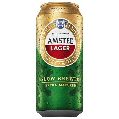 AMSTEL LAGER CAN 500ML