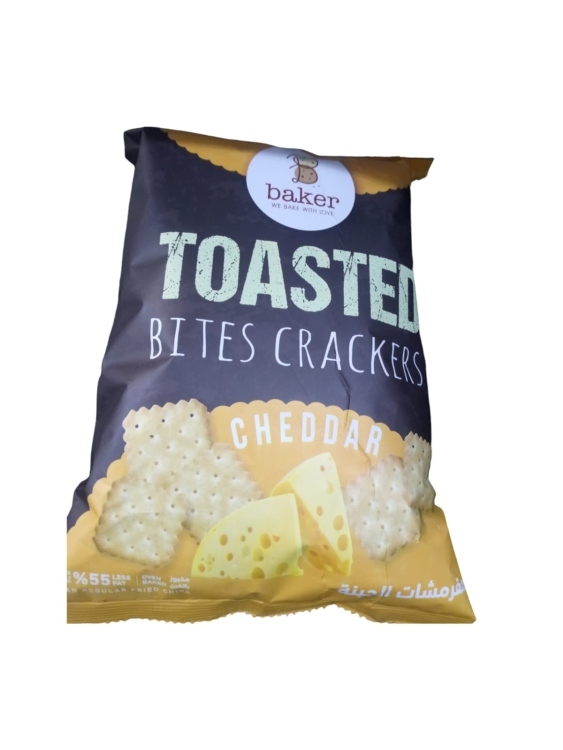 بيكر مقرمشات جبنة الشدر 110غرام