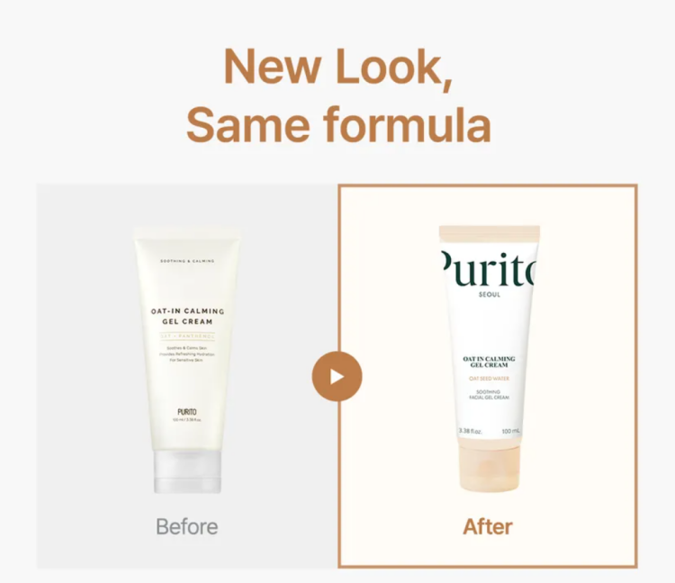 PURITO, Oat-in Calming Gel Cream