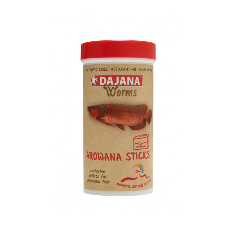 داجانا اروانا ستيكس – غذاء عائم لأسماك الأروانا