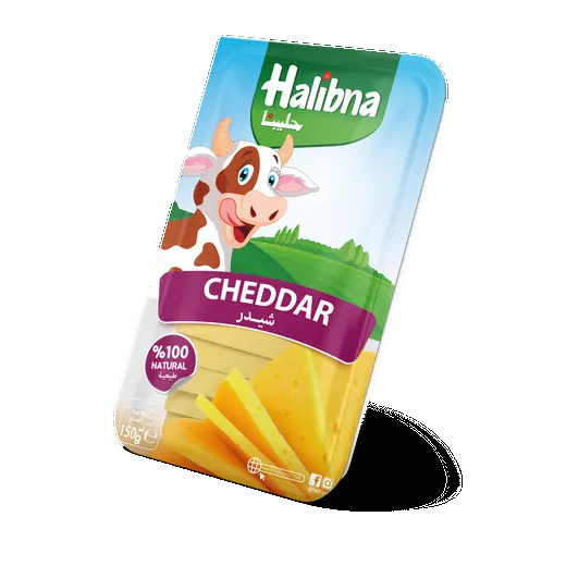 حليبنا جبنة شدر احمر 150غم