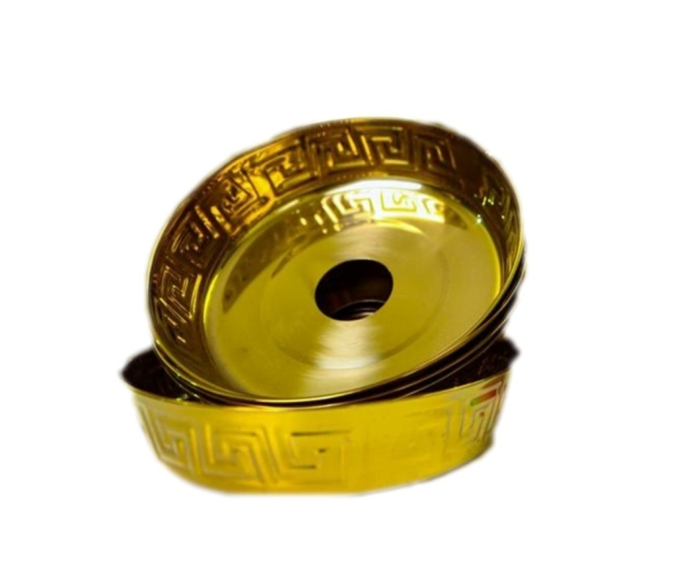 Hookah Laser Coal Plate - 2 Sizes - Assorted Colors 