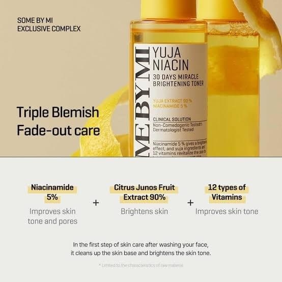 SOME BY MI -YUJA NIACIN 30 DAYS MIRACLE BRIGHTENING TONER / 150ml