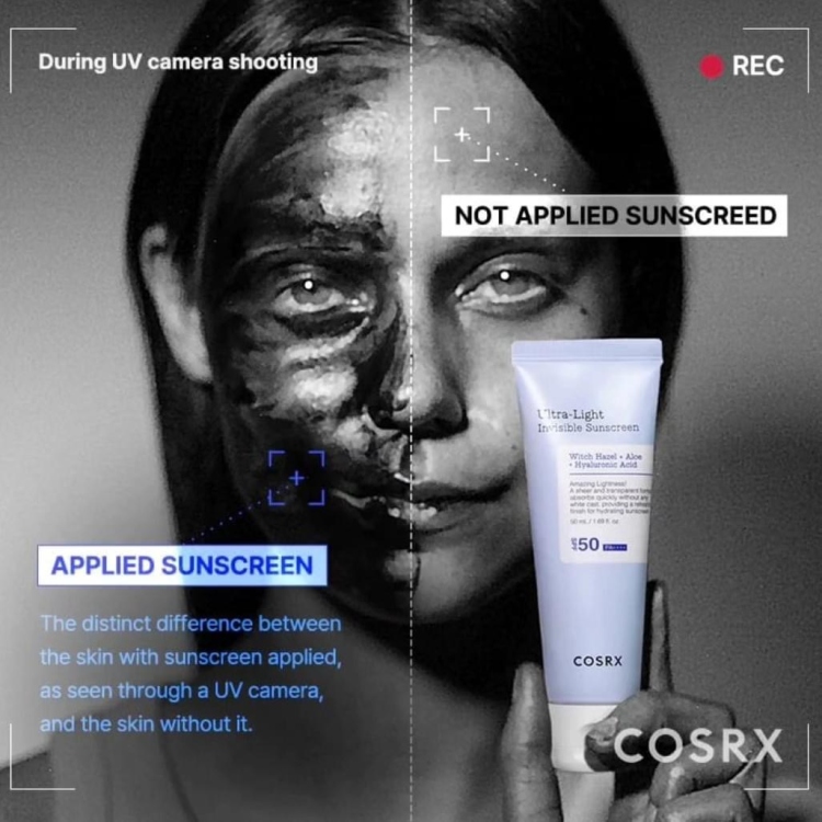 ‎  ‏COSRX Ultra Light Invisible Sunscreen  /50ml 