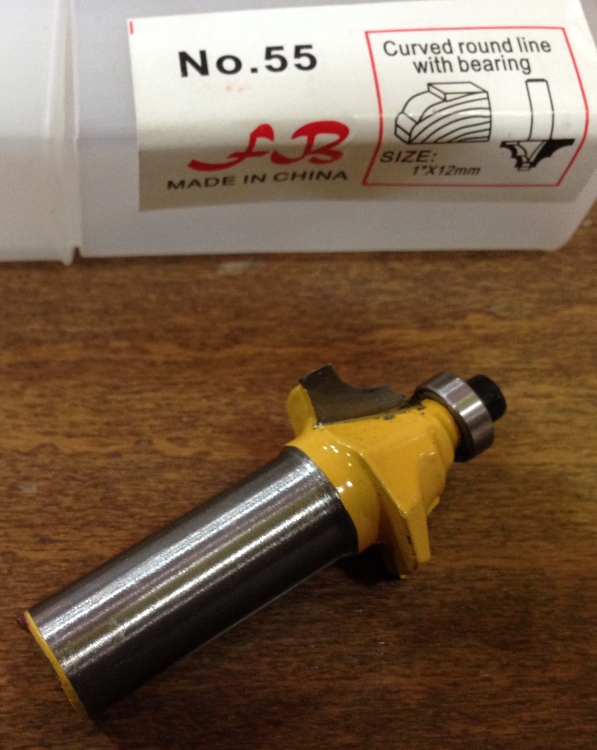 ضربه فرمايكه برمه ثنئيه كبيره + صغيره Curved round