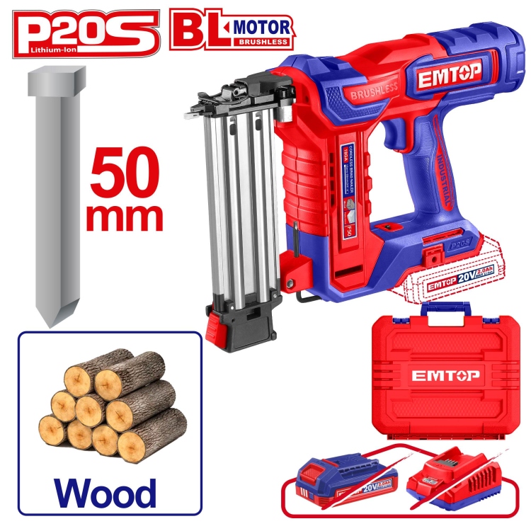 فرد مسمار للخشب  شحن 20V من(15-50 mm ) بدون بطاريه جديد  ELBNLI5005