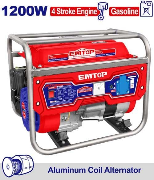 مولد كهرباء بنزين سعه التنك EGGRR1511          5.5L  1.2 KW  