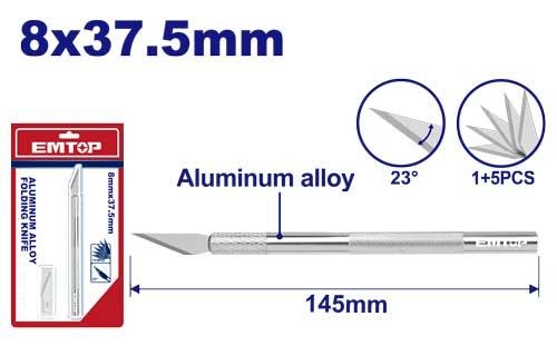 مشرط قلم مع 5 شفرات   EMSK1061 