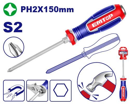 مفك ضرب مصلب 6" سوبر   EGTPH21501 