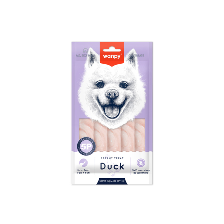 وانبي – مكافآت كريمية للكلاب بطعم البط