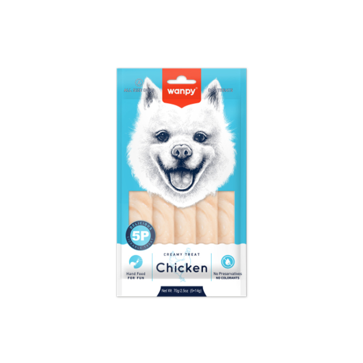وانبي – مكافآت كريمية للكلاب بطعم الدجاج