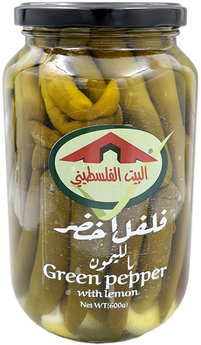 فلفل اخضر بالليمون