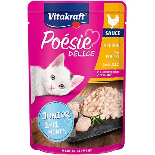 VITAKRAFT POUCH JUNIOR TURKEY 85G