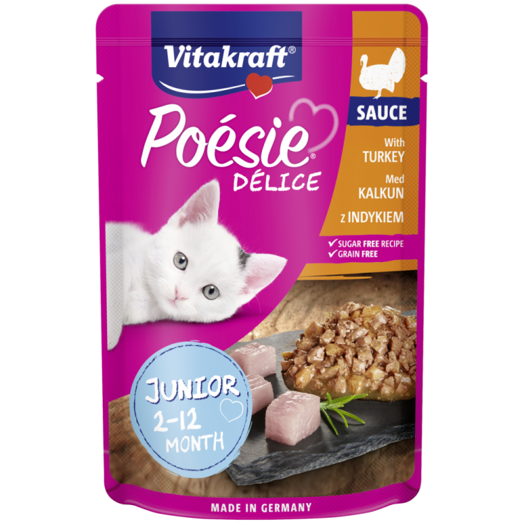 Vitakraft Poesie Junior - Pierś z indyka 85g