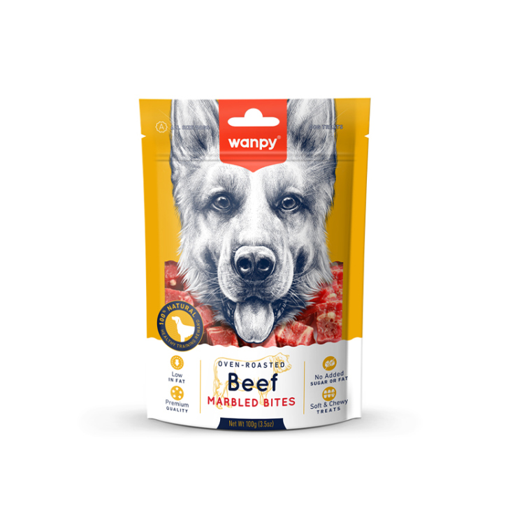 وانبي - مكافآت بايتس لحم البقر المشوي للكلاب