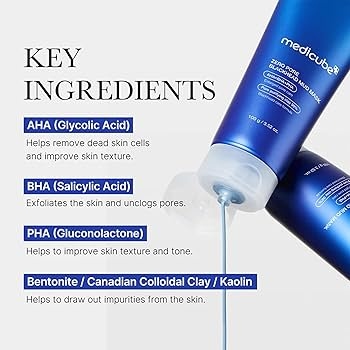 Medicube -Zero Pore Blackhead Mud Mask ماسك الطين الازرق الكوري