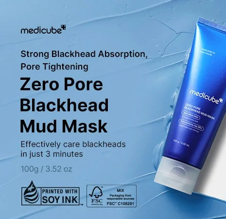 Medicube -Zero Pore Blackhead Mud Mask ماسك الطين الازرق الكوري