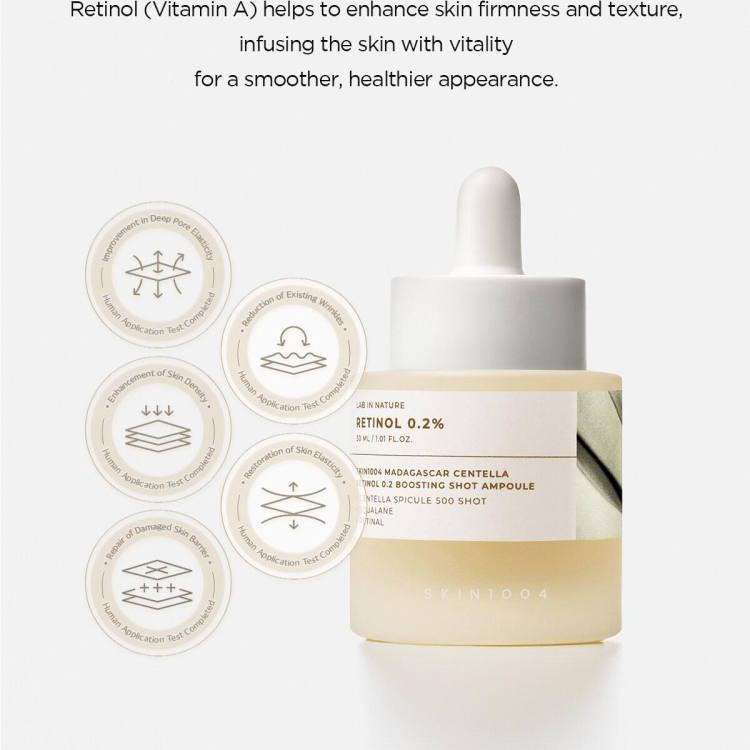 Skin1004 RETINOL 0.2% سيروم ريتنال و ريتنول مع السنتيالا 