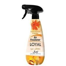 لويال معطر الهواء برائحة الباتشولي الأسود والعنبر 450 مل