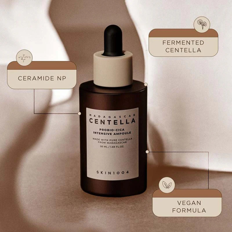 ‎سيروم مستخلص السينتيلا والسيكا المكثفة  Skin1004 Madagascar Centella Probio-Cica Intensive Ampoule